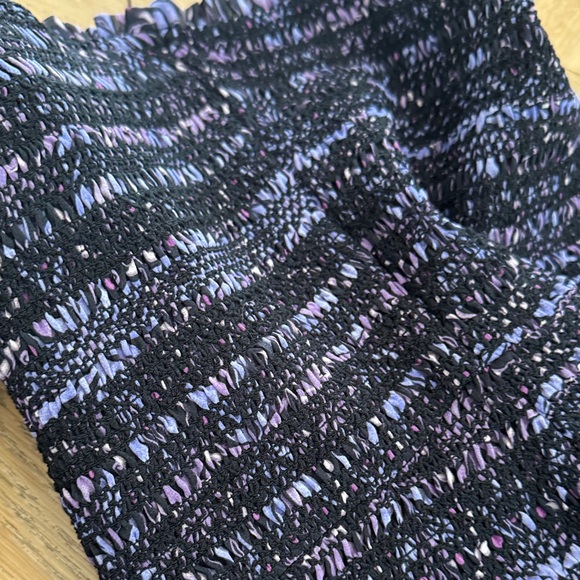 Designer Purple Strapless Dress - Picture 5 of 6